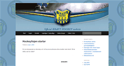 Desktop Screenshot of krafthockey.fi